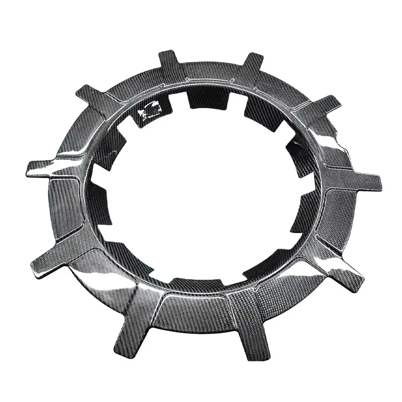 Real Carbon Fiber Forged Wheel Construction Hub Cap New Condition  for B rabus 19