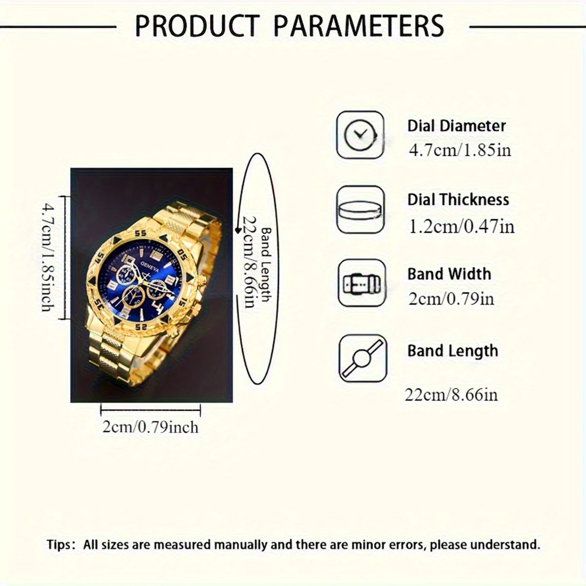 ساعة رجالية 5 قطع/مجموعات، ساعات كوارتز كاجوال للرجال، حزام من سبائك تناظرية ومجموعات ساعات يد متطابقة من جلد البولي يوريثان. #3