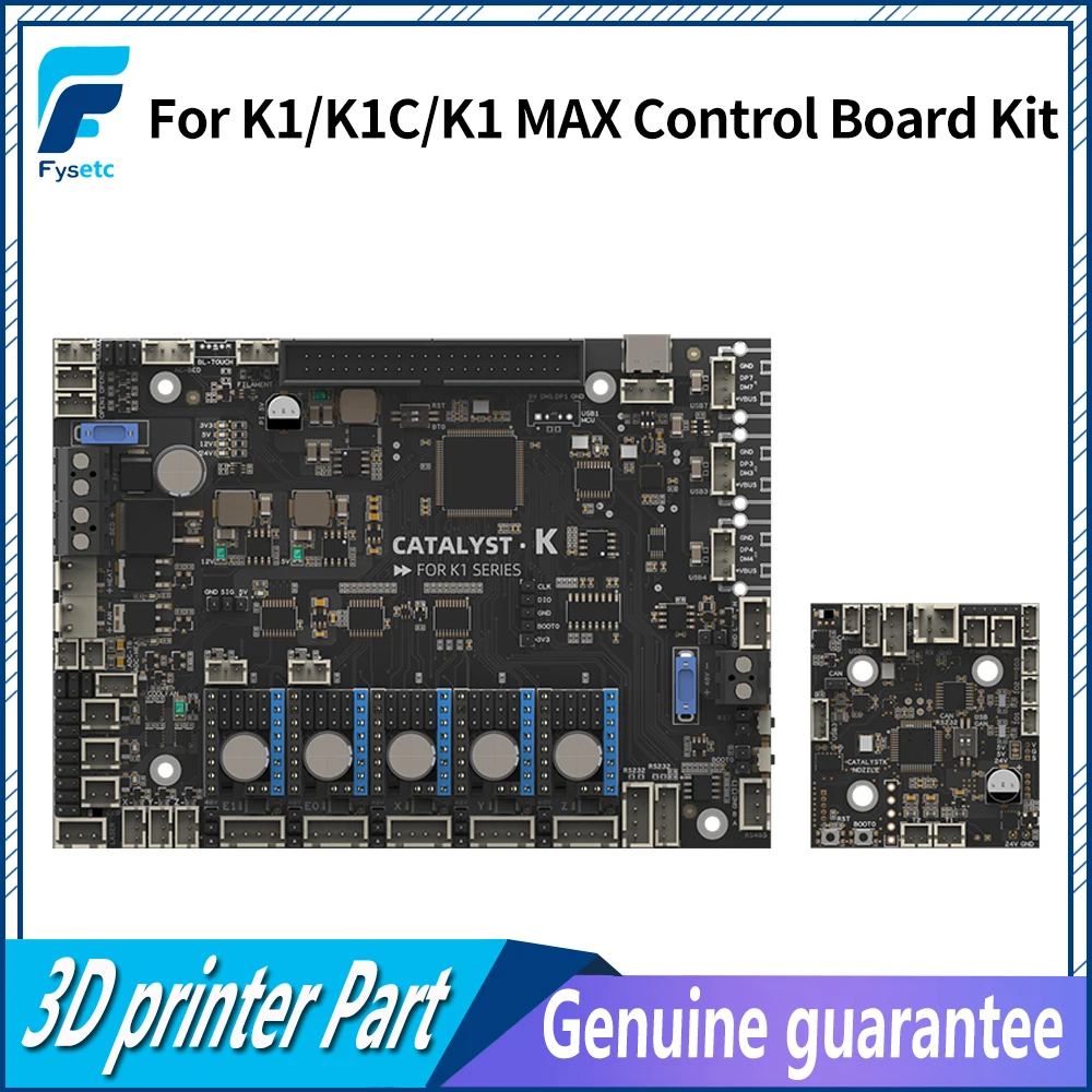 

For K1/K1C/K1 MAX 3D Printer Upgrade Control Board Kit With TMC2209/TMC5160 3D Printer Control Board Kit For K1/K1C/K1 MAX