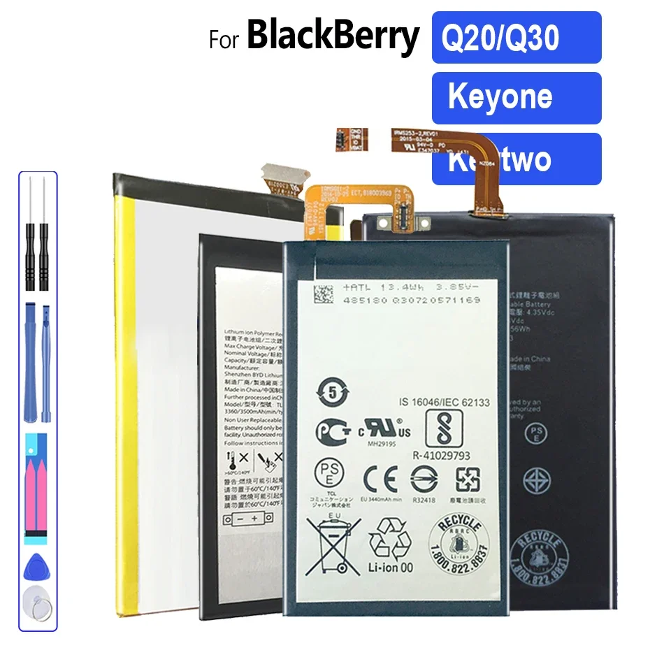 BAT-60122-003 Battery For BlackBerry keyone Key2 Z30 Q20 Classic SQC100-1 SQC100-3 Q30 SQW100-1 SQW100-3 TLP035B1 BAT-63108-003