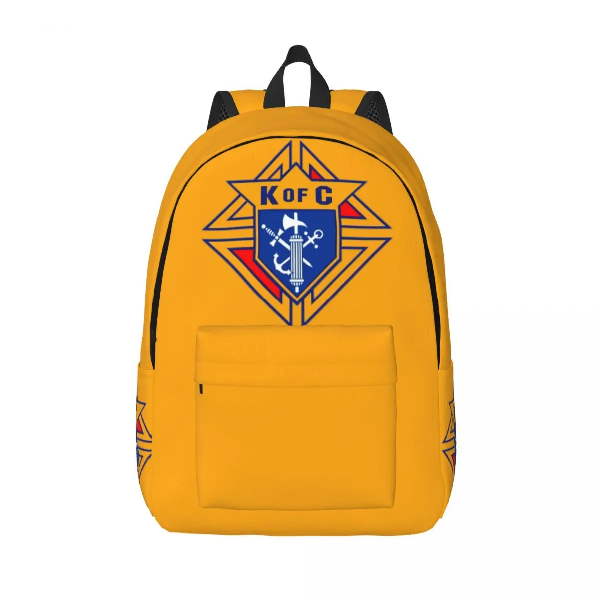 Knights Of Columbus Logo Backpack for Men Women Fashion Student Work Daypack Laptop Computer Canvas Bags Gift