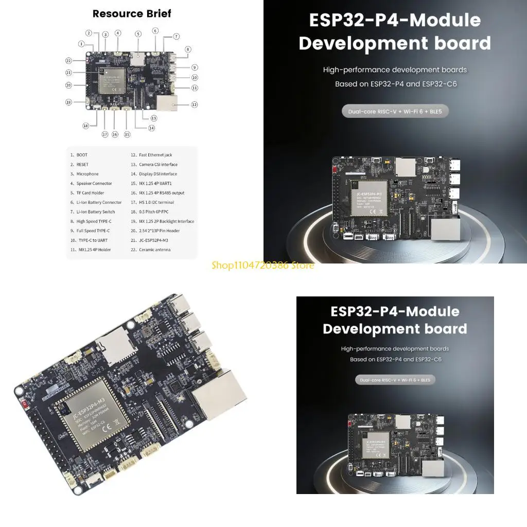 

K0EA Low Power P4 Module Double Cores CPU WiFi BT6 Connection Board
