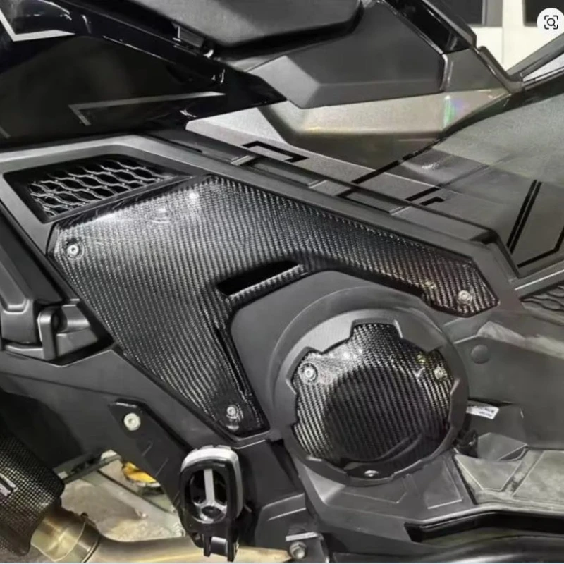 Motorcycle carbon fiber engine cover decorative cover for HONDA XADV 750 2021 2022 2023