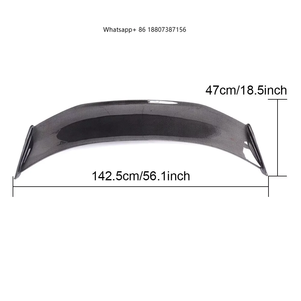 

ForPorsche Dry Carbon Fiber Rear Trunk Spoiler wings for Cayman Boxster GT4 981 718 987 Rear Spoiler