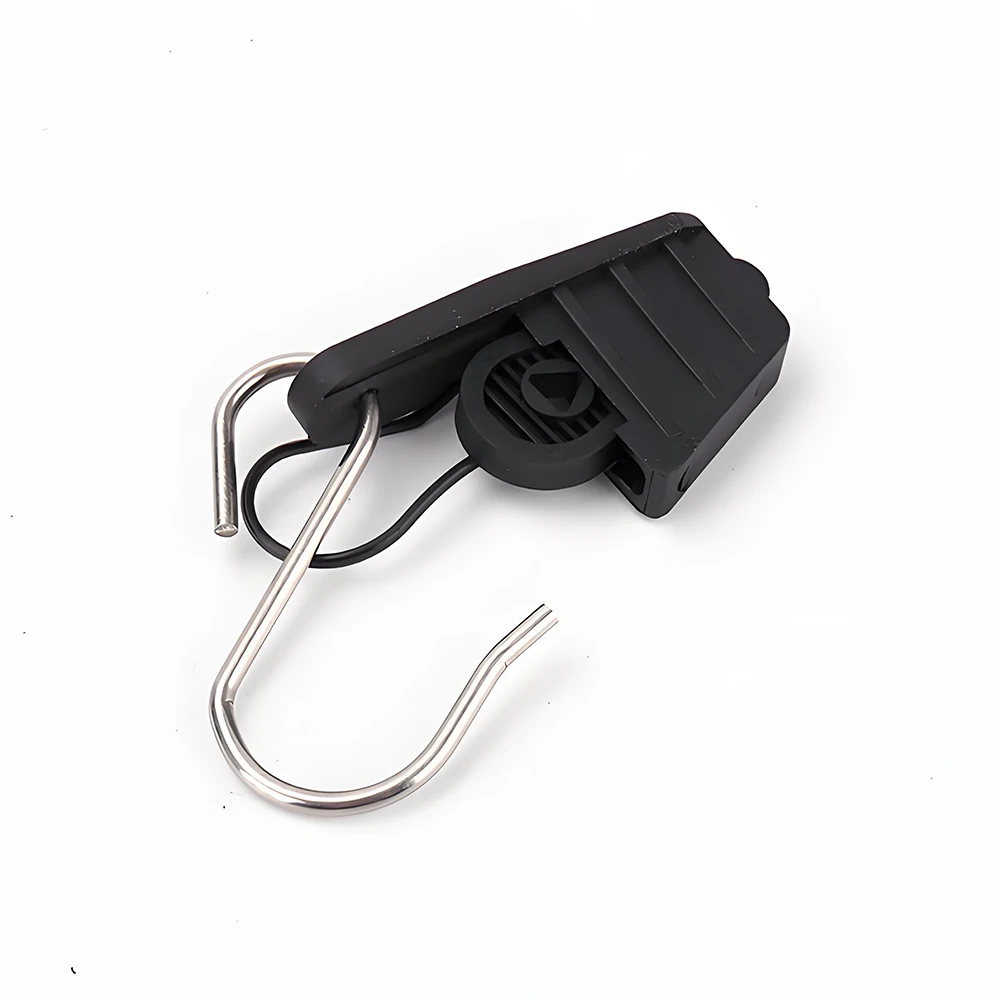S-Type Duckbill Optical Cable Tension Clamp FTTH Accessory for Fiber Network Installation