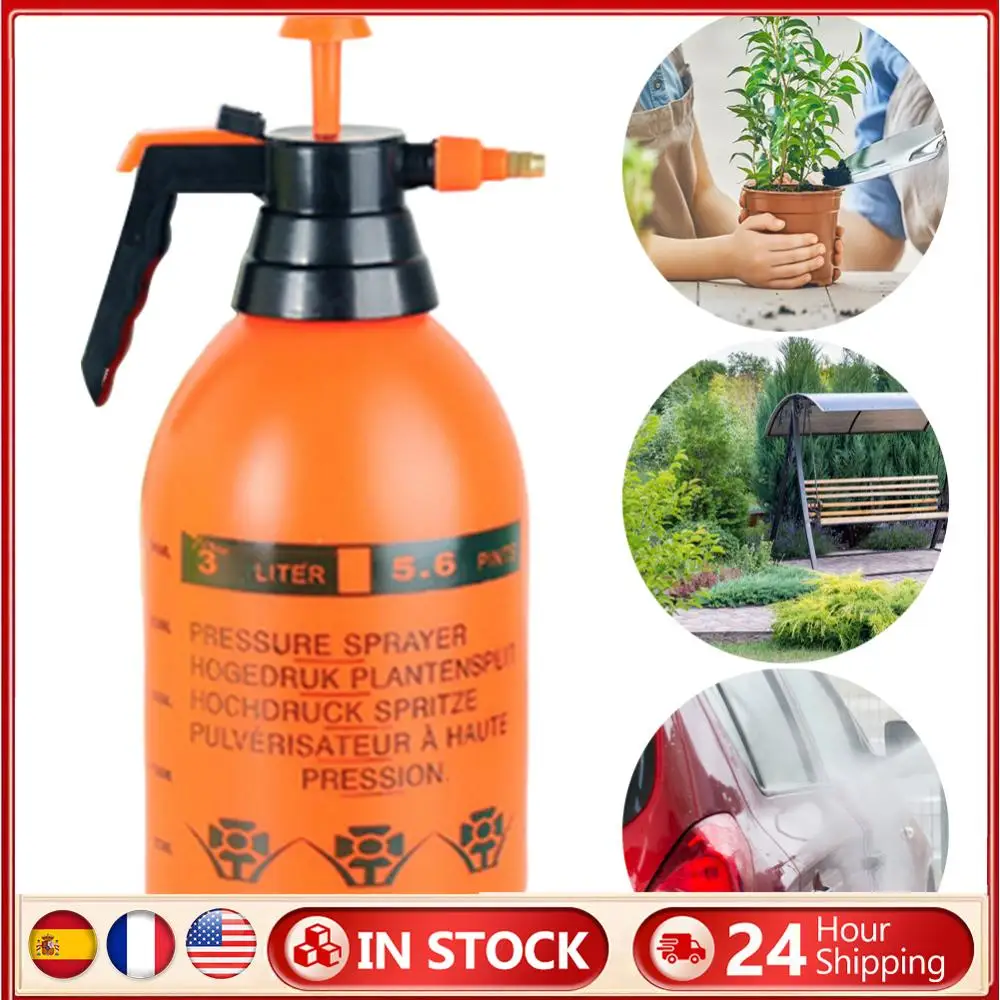 

3L Manual Pump Bottle Adjustable Nozzle Water Mist Spray Bottle Water Sprayer for Plant Flowers Spray Weed Killer/Chemical Water