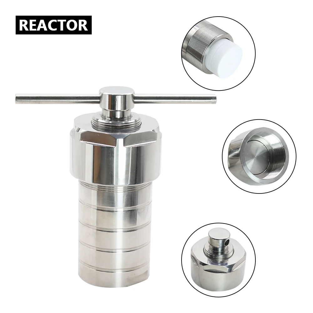 stainless-steel-hydrothermal-autoclave-reactor-chamber-synthesis-5-10-15-20-25-50-100-150-200-250-300-500ml-ptfe-220-centigrade
