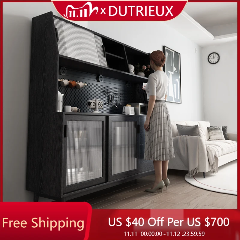 

Sideboards Mobile Living Room Cabinets Decor Storage Display Cabinets Kitchen Wine Curio Luxury Wood Cajonera Hotel Furniture