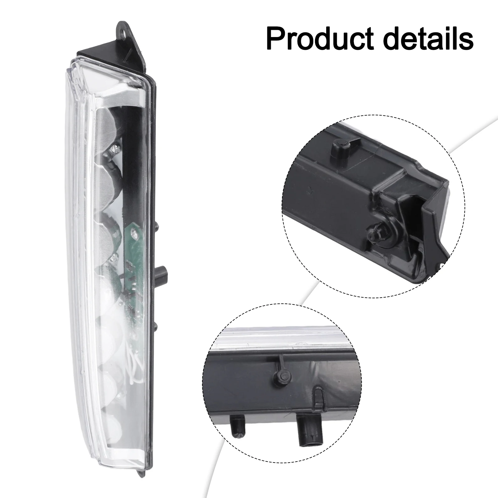 Car Daytime Running Light Fog Lamp Automotive Lighting Compact Size 32.5*4*6.5CM Non-Deformable Design For Mercedes-Benz W166 ML