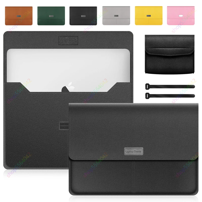 

PU Leather Laptop Sleeve Bag Case for Samsung Galaxy Tab S9 S8 Ultra 14.6'' Apple iPad Pro13 2024 MacBook Air 13.6 Pro 13 14Inch