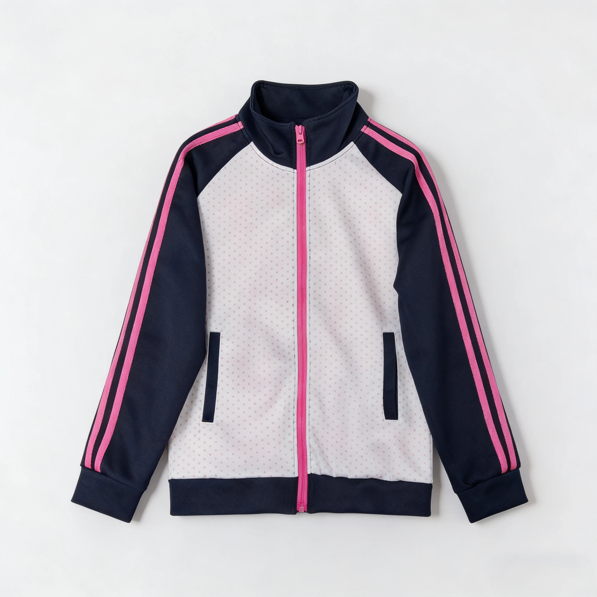 Retro Sport Jacket Women Long Sleeve Casual Sweatshirt Y2K Millennium Early Taste Japanese Style Trend Sweet Style Straight Tube