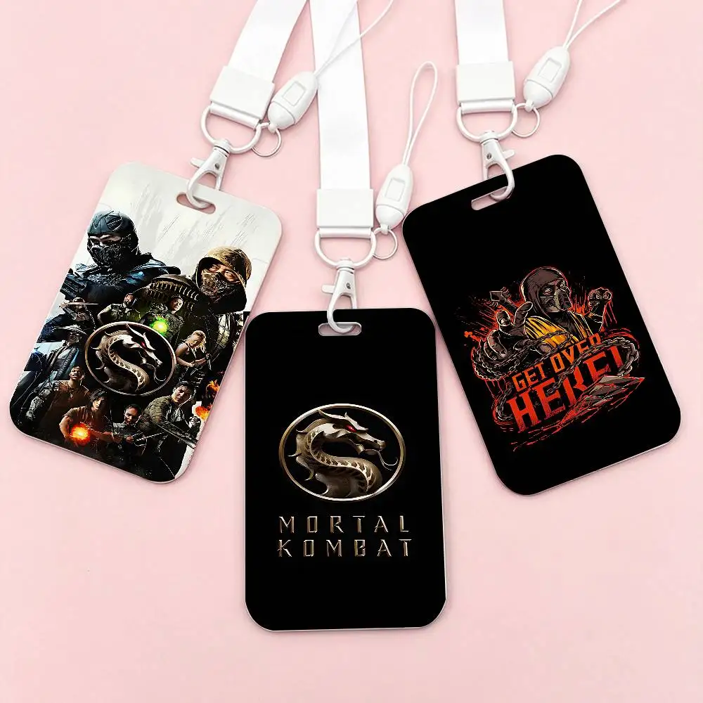 Game M-Mortal K-Kombats Holder Access Card Sleeve Keychain Work Badge Clip Neck Lanyard For Office And Campus Use Name Tag - view 6