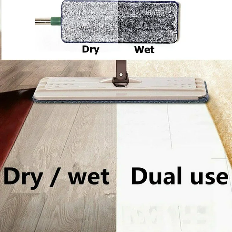 1PCS Microfiber Mop Cloth Practical Replacement Mop Cloth Household Mop Head Cleaning Pad Washable Dust Home Cleaning Tools