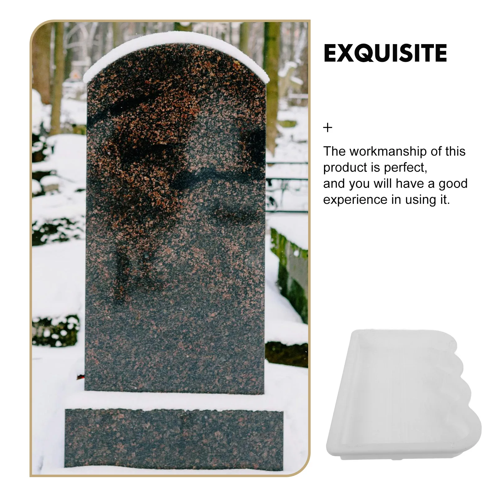 

Fence Mold Garden Brick Small Cemetery Casting DIY White Paving Mould Durable Reusable Cement Fence Making Mold