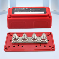 300A 48V Modular Design Board Case Heavy Duty Bus Bar Power Distribution Block Bus Bar for Car RV Truck Marine Boat Vehicles