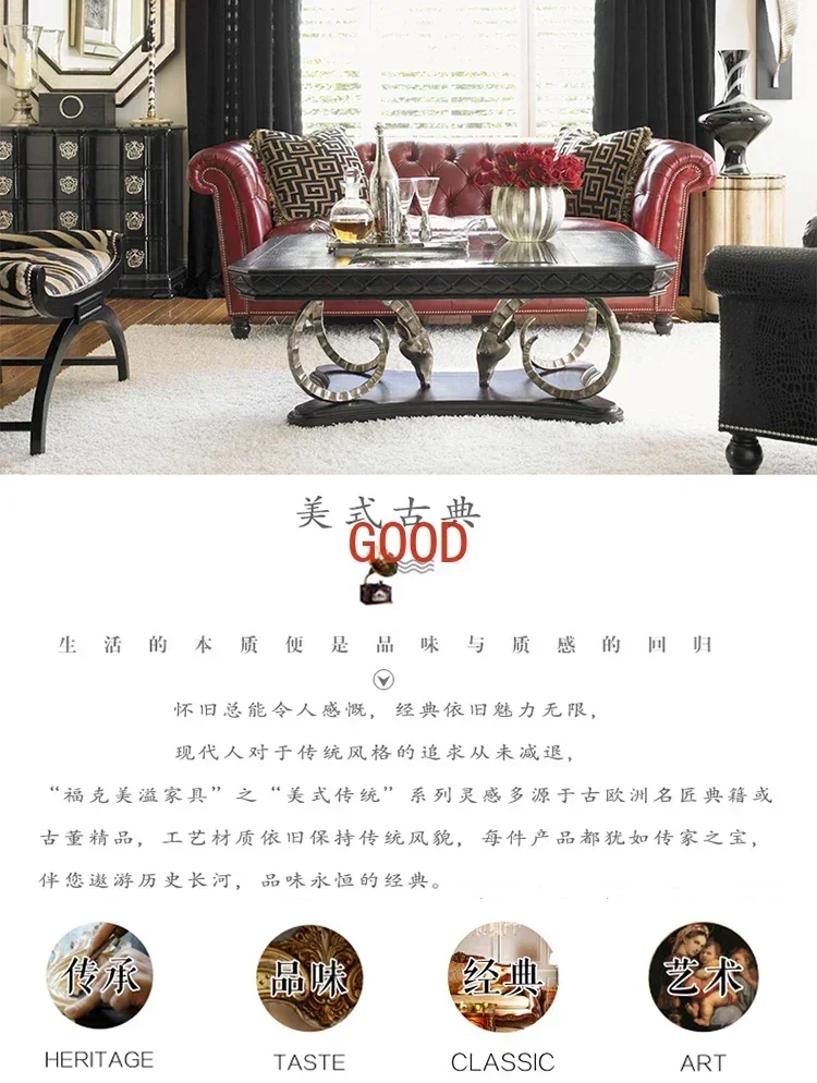 ประเทศอเมริกันไม้เนื้อแข็งห้องโถงทางเข้าตู้คลาสสิกโซฟากลับตู้สองชั้นตู้เก็บของ