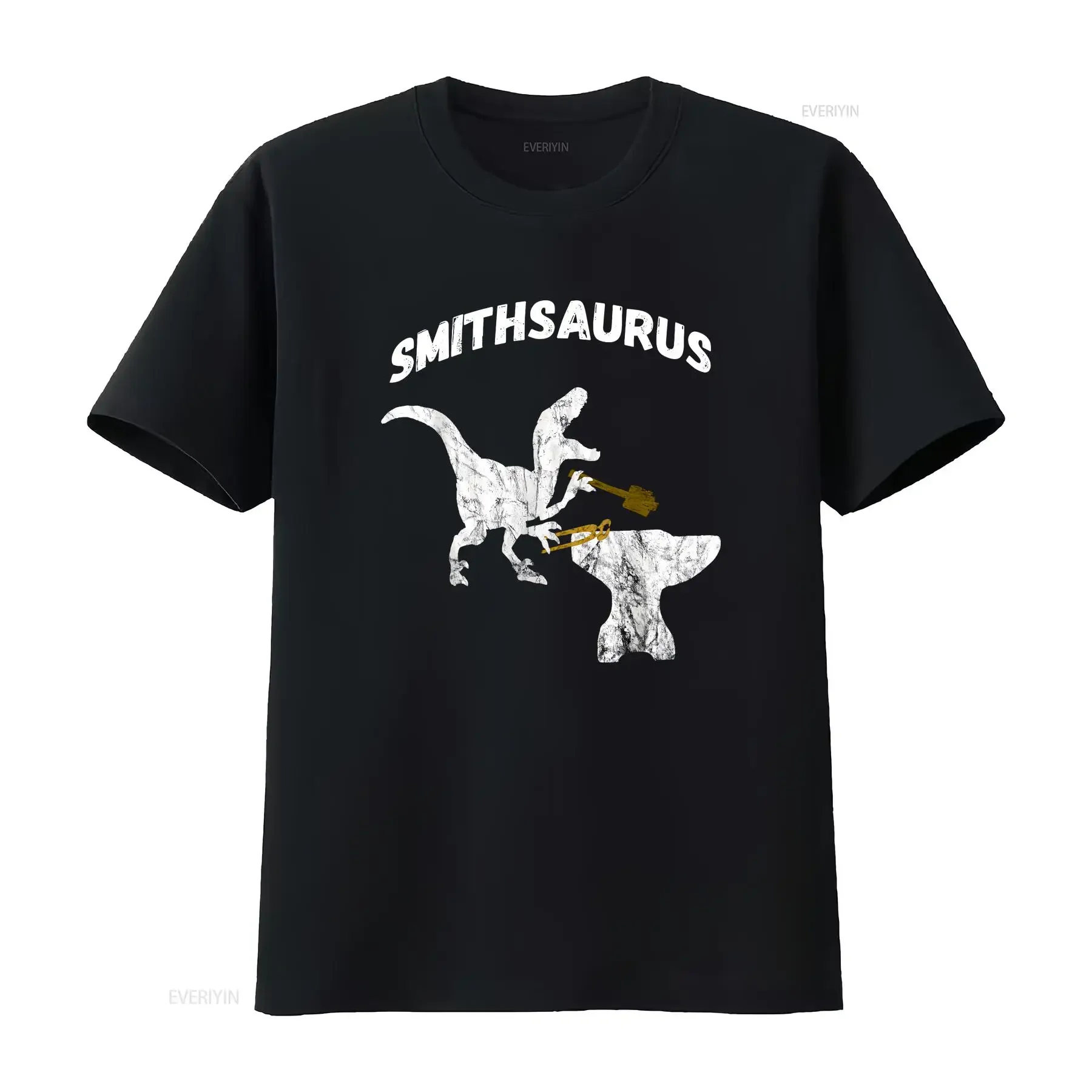 Dinosaurs Blacksmith Tongs Blacksmithing Funny T Shirt vintage Washed homme Stretched Comfortable Breathable streetwear