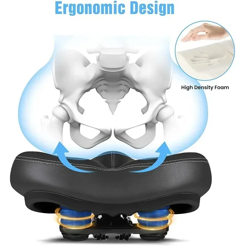 

Bicycle Seat Cushion Saddle Shock Absorbing Mountain Seat Comfortable Cushion Big Butt Seat Ultra Soft Seat Riding Equipment