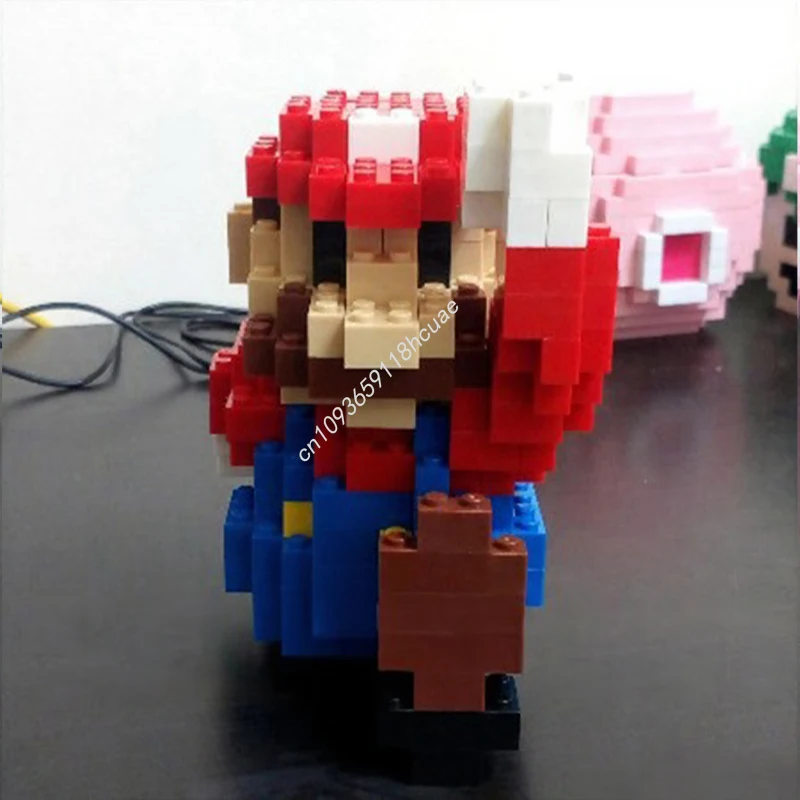 286pcs MOC Italian Plumber Italian Plumber Building Blocks Christmas Gift Hand-eye coordination teaching aids Architecture Robot