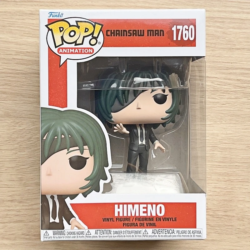 Funko Pop! Animation Chainsaw Man Himeno #1760 Original Vinyl Figure Collectible Model Desktop Ornament Toy Gift for Anime Fans