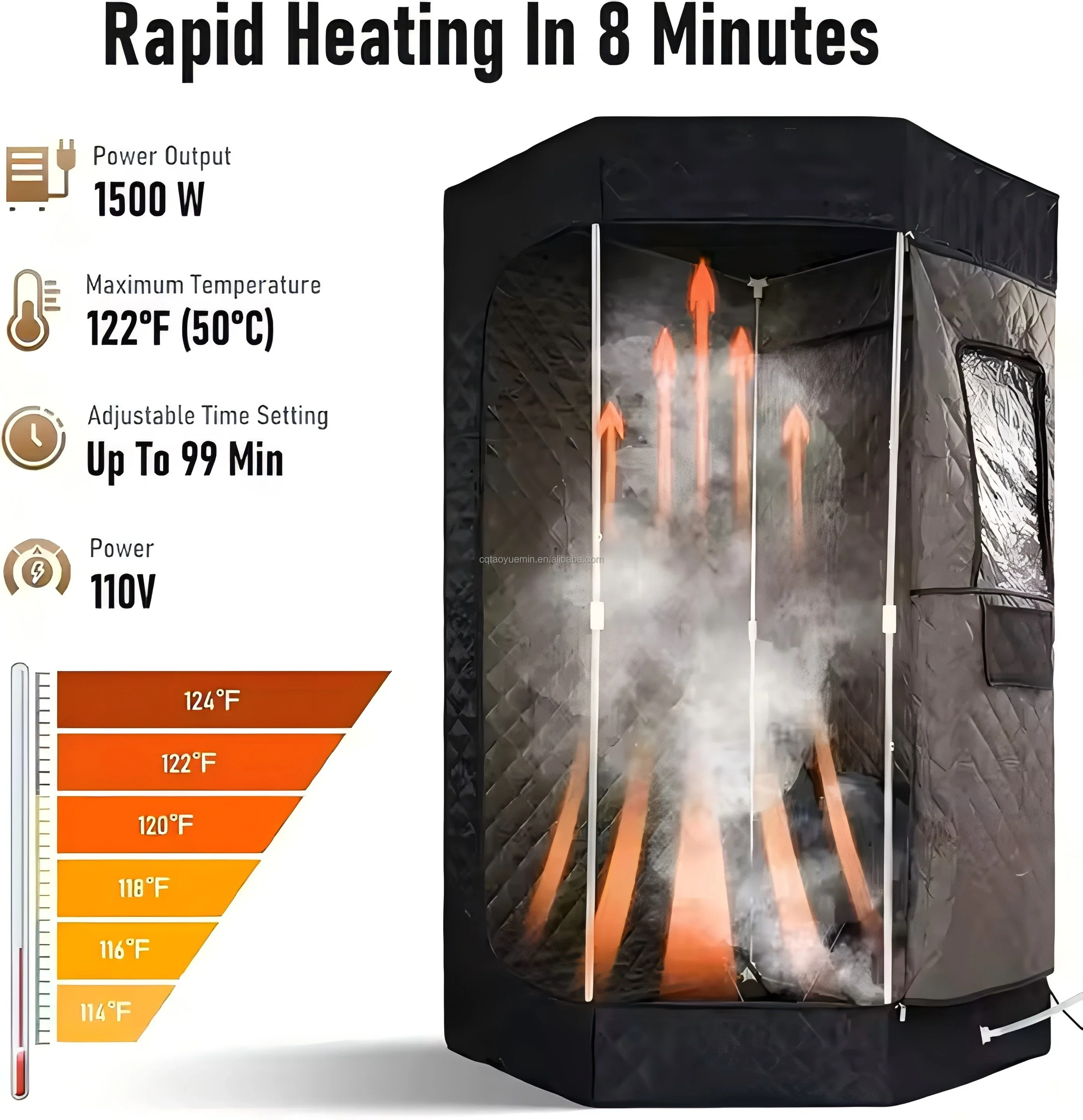 Forma hexagonal portátil vapor 1 pessoa spa elétrico salas de sauna caixa cabine balde pod aquecedor doméstico interior tenda