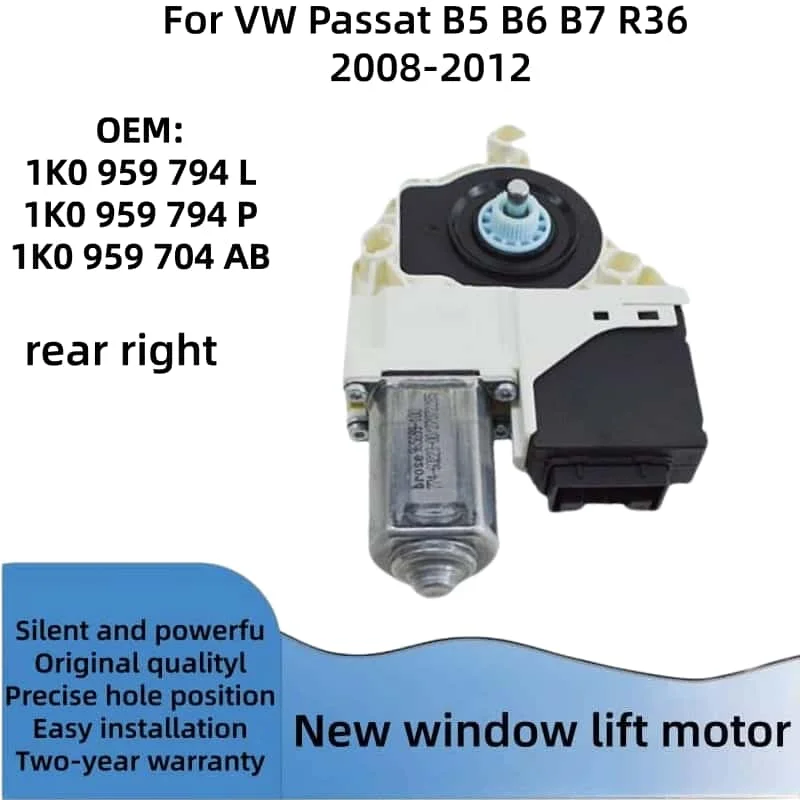 1K0959794L 1K0959795L Nieuwe Raamliftmotor Module voor VW CC Passat B5 B6 B7 1K0959795Q 1K0959794Q 3C0959794 1K0959704AB
