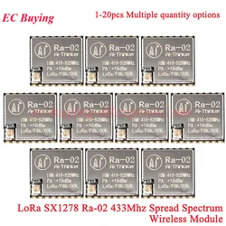 1Pc-20Pcs Ra-02 433Mhz LoRa SX1278 WIFI Wireless Spread Spectrum Transmission Module 10KM Serial Port SPI Interface Smart Home