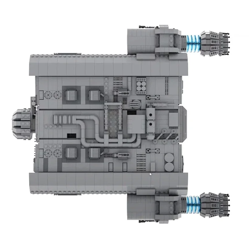 Estrela navio de guerra modelo moc tijolos de construção megaroyales Raumschiff tecnologia blocos modulares presente brinquedos natal diy conjuntos montagem