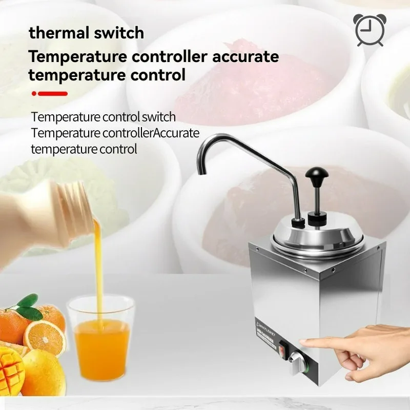 2L Heating and Insulation Machine Commercial Heating Bucket Chocolate Melting Machine Cheese and Cheese Product Dispenser