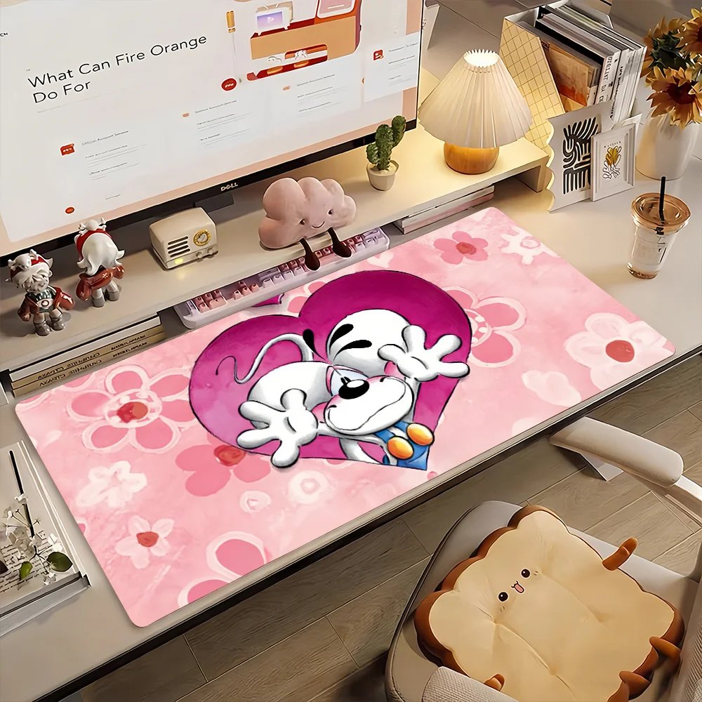 Cartoon Diddl Cute Mouse Pad Non-slip Rubber Gamer Balance Computer Mat Decoracion Deskmat Laptop Office Large