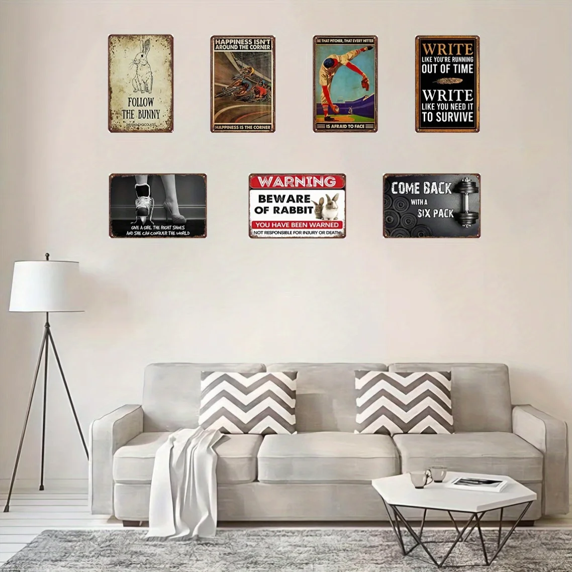 2DFlat Diving Couple Metal Tin SignOcean Theme Frameless Mural, Suitable for Home, Bar, Cafe, Gym Decoration