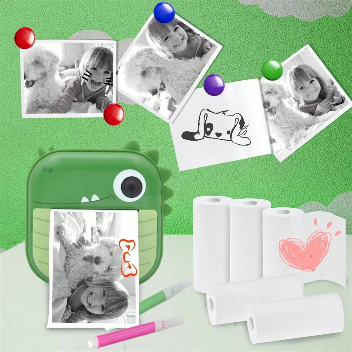 Mini Thermal NO-Sticker Paper 57mm For Picture Photo Portable Printer Thermal Paper Printing Paper For Pocket Printers Camera