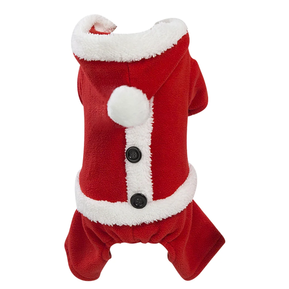 Christmas Dog Clothes Winter Four-legs Hoodies Outfit Dog Home Clothes Pet Supplies Puppy Coat (Pants, M)