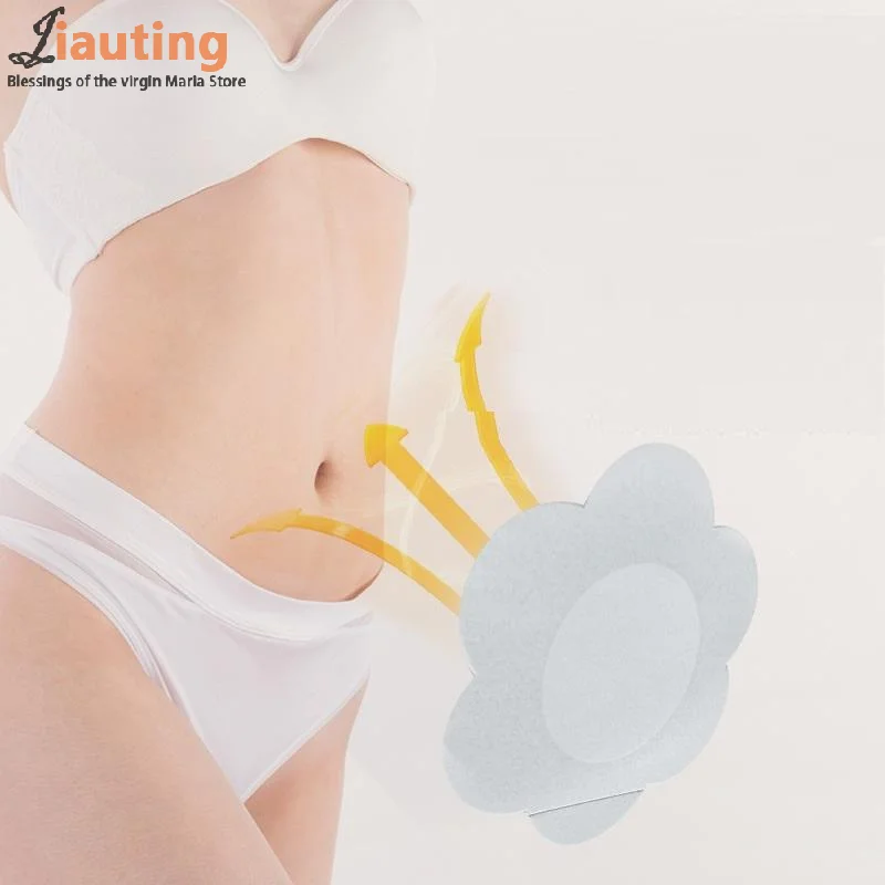 50 ชิ้น/เซ็ตเปลี่ยนทิ้งน้ํามันละหุ่ง Pack Self-Adhesive กาวสติกเกอร์ Seepage ทน Belly ปุ่มป้องกัน