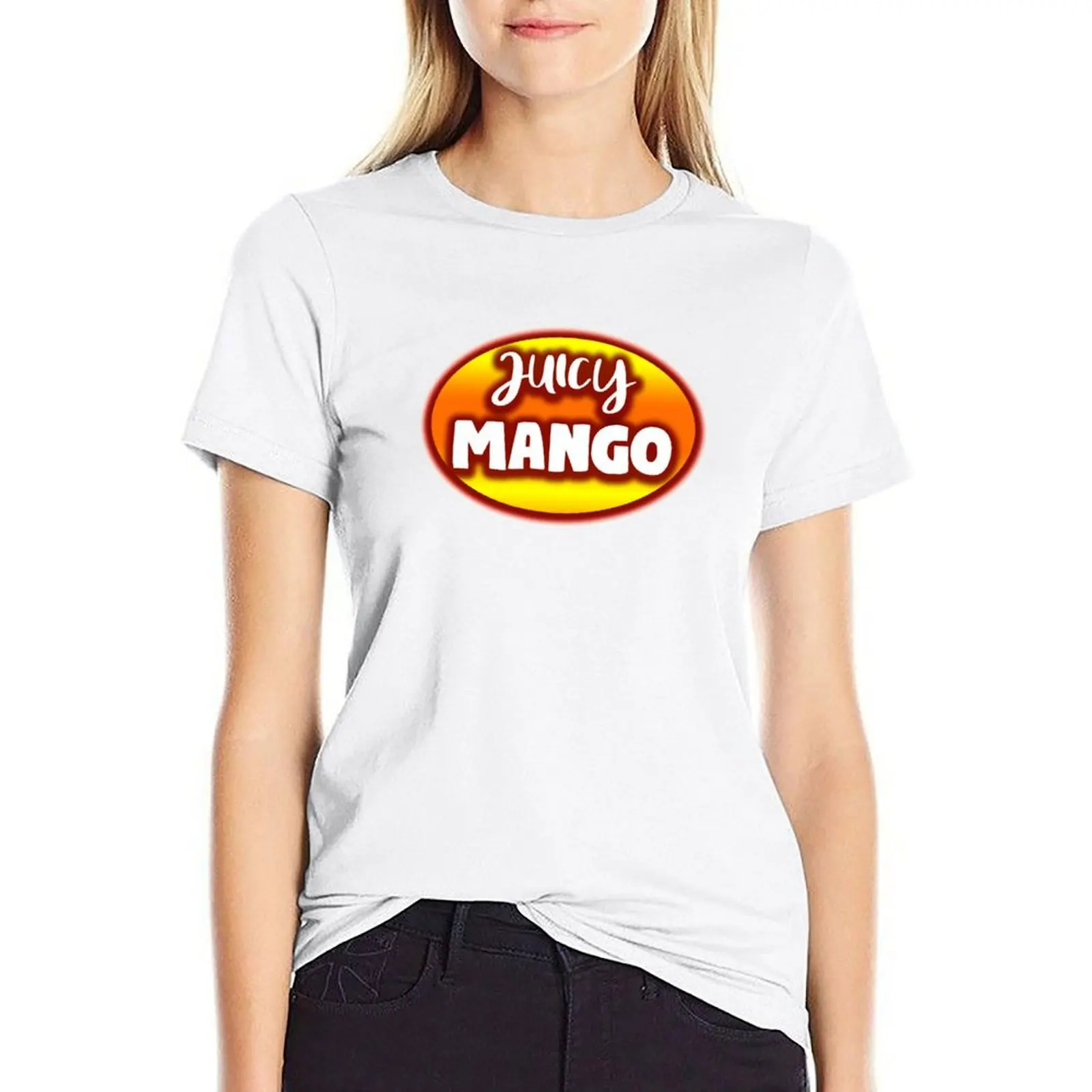 Juicy Mango T-shirt tees plus size tops female Womens graphic t shirts