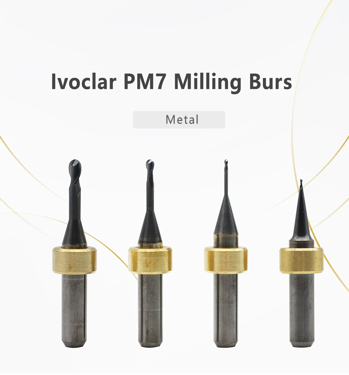 

Фрезы для зуботехнических станков PM7 D6 для обработки металла, лабораторные резцы, материалы 3.0/2.0/1.0/0.6 мм