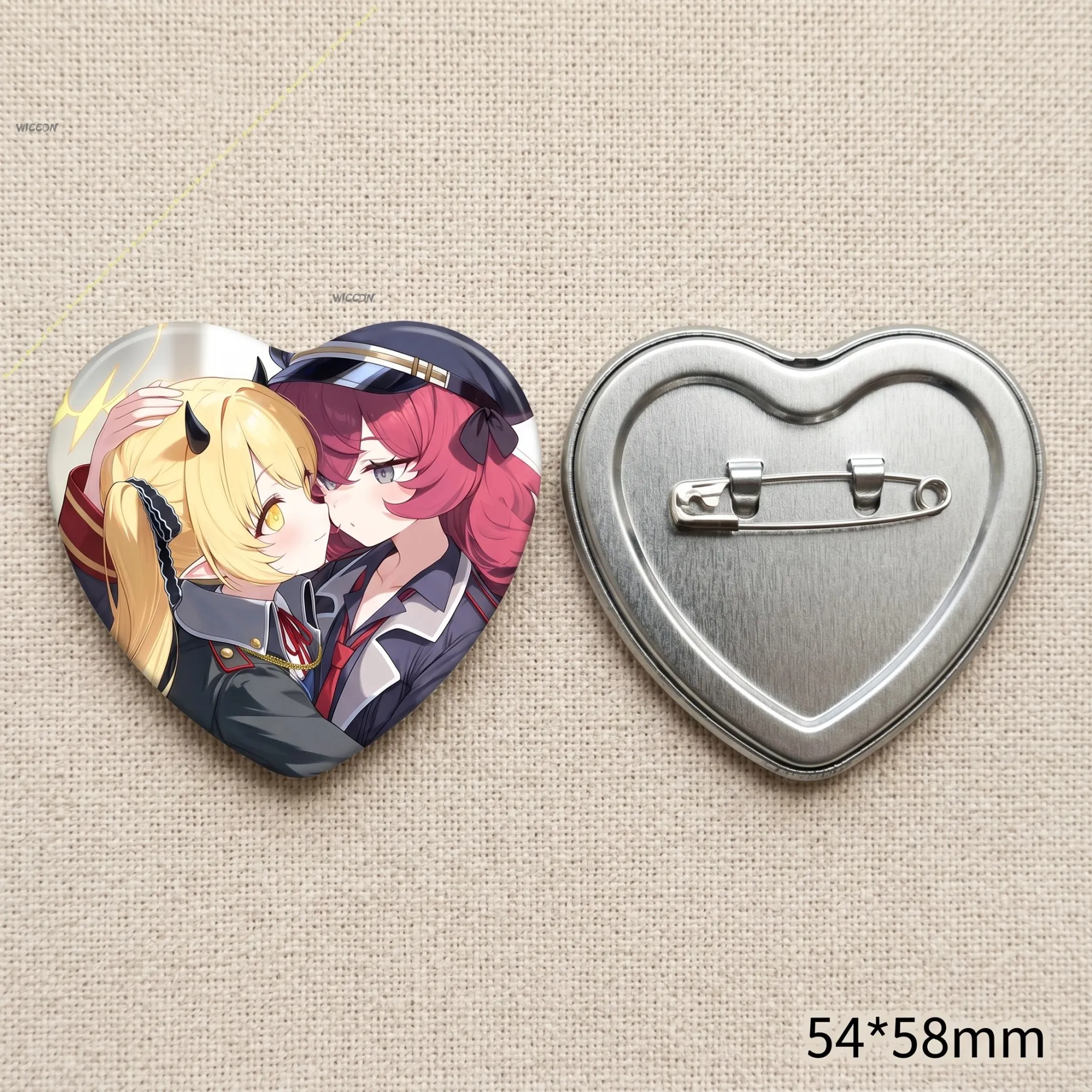 Blue Archive Abydos High School Anime Can Badge Brooch Blue Archive Abydos Independent High School Pin Gift Kuromi Serika