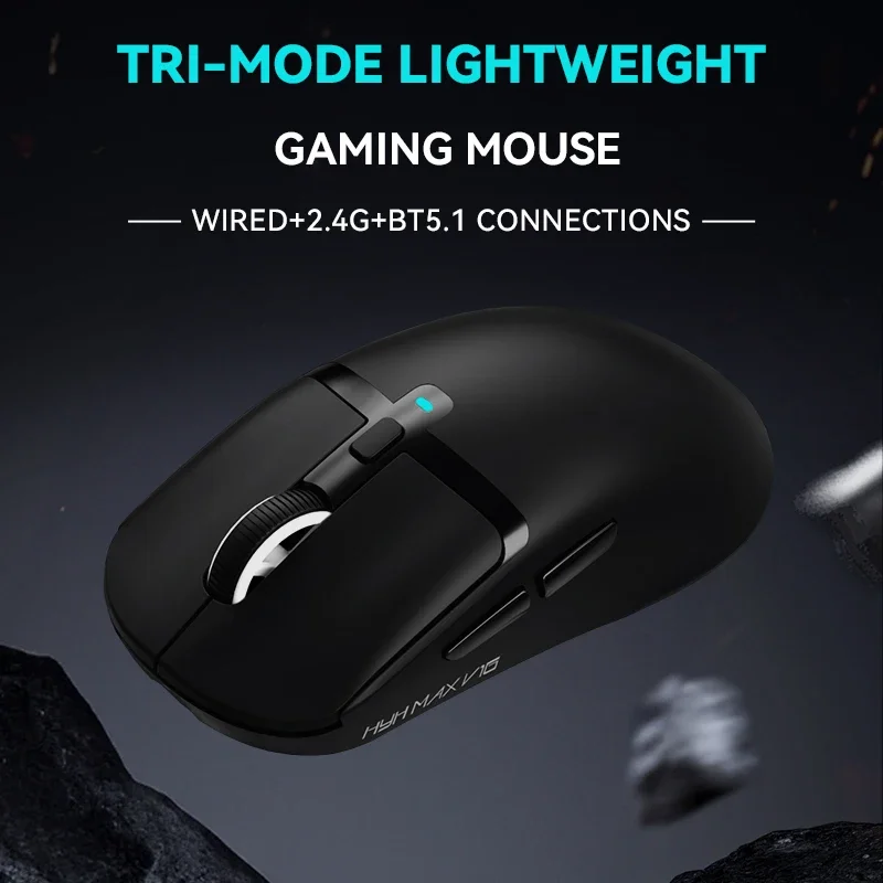 

Беспроводная игровая мышь — легкий вес — датчик PAW3311, погружение на 1000 Гц, игровой чип Esports, подходит для использования в игровых сценариях