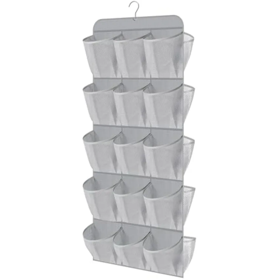 

30 Large Pockets Dual Sided Hanging Shoe Organizer for Closet with Rotating Hanger Hanging Shoe Shelves