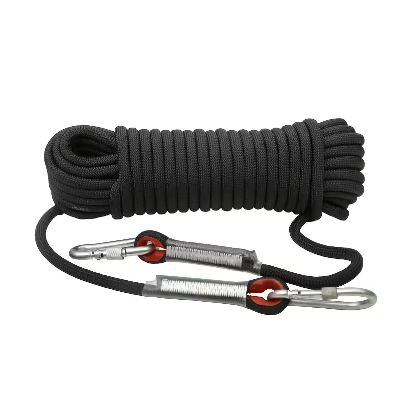 8mm X 10m Heavy-duty Mooring Rope, with Hooks At Both Ends, Mooring Line, Rope, High Tensile Strength