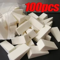 100Pcs Wedge-Shaped Makeup Sponge For Foundation, Soft Mini Blush Blending Sponge, Makeup Sponge For Foundation Mixing