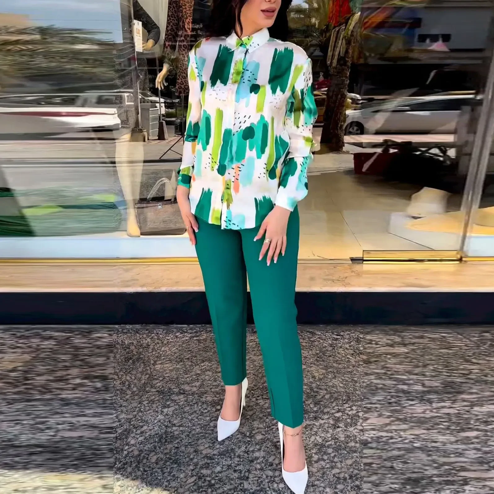 Holiday Wide Leg Pa… - image