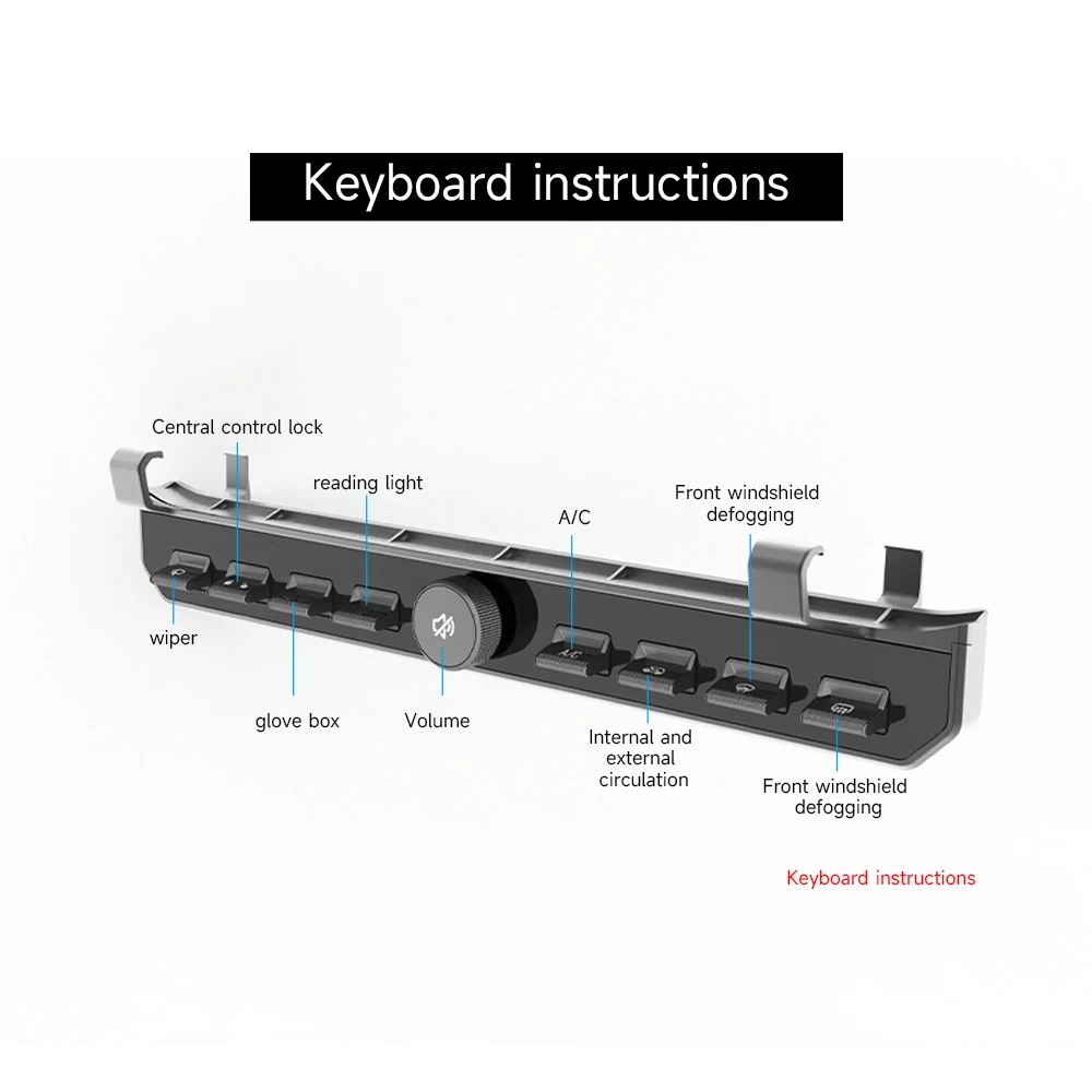 New Jaecoo J6 (I CAR 03 ) and 03T physical button with many  functions,Support  and install more easy