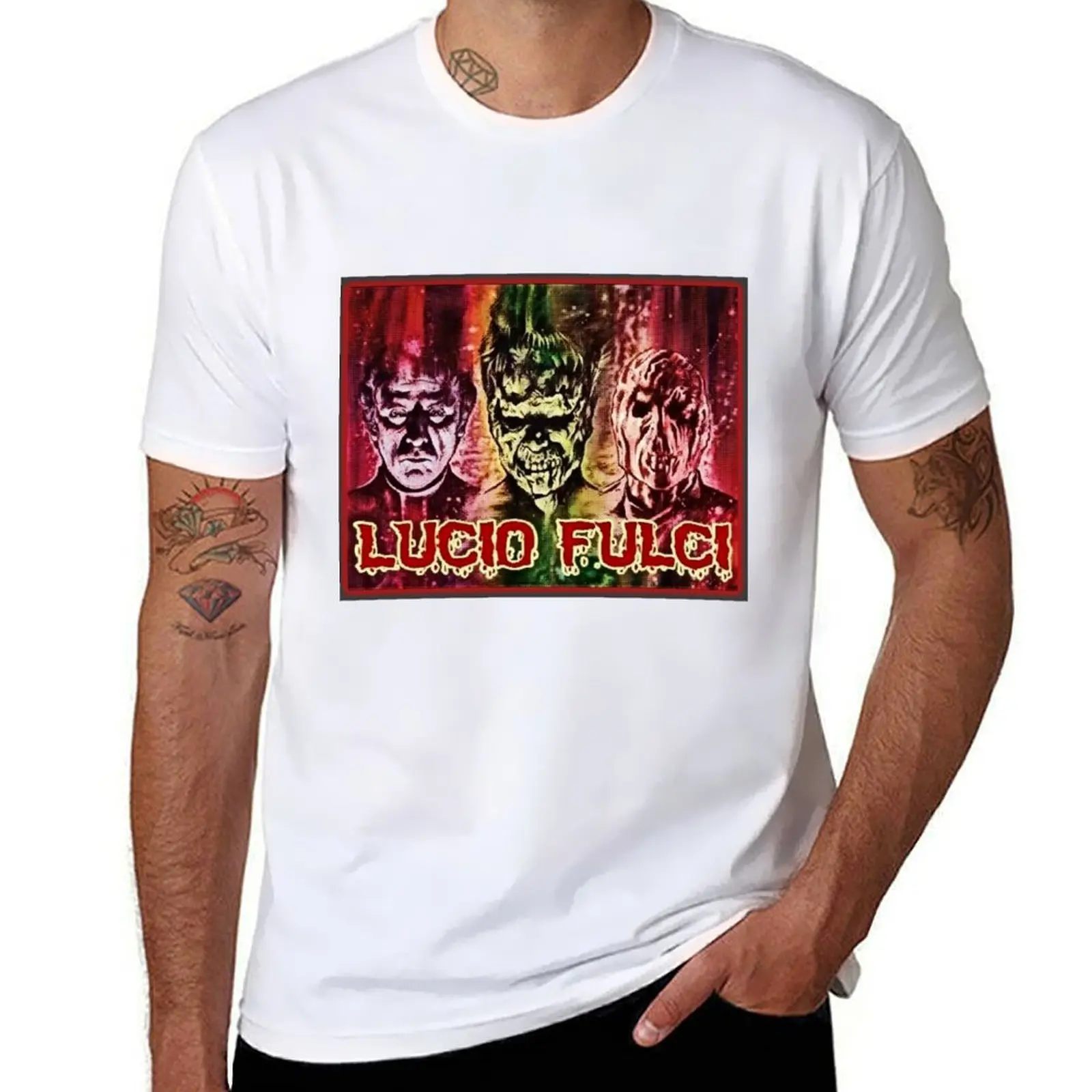 

Lucio Fulci T-Shirt t shirt man designer t shirts for man cotton T-Shirt
