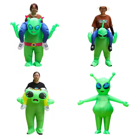 Funny inflatable performance costumes, adult male and female alien cosplay costumes, Halloween Christmas costume, ball props