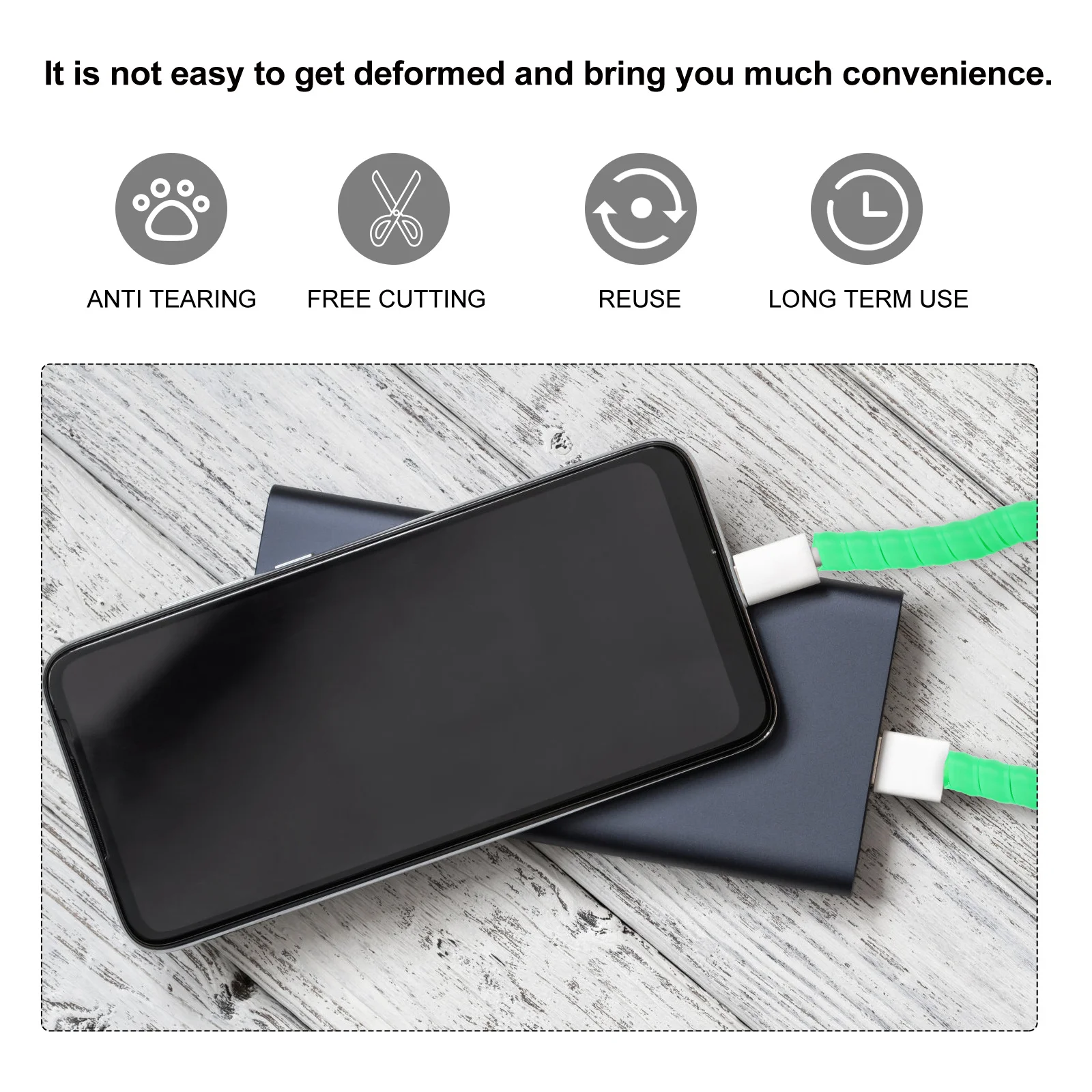 

Spiral Cable Protector Flexible Wire Sleeve For Cord Management Wrap Line Coiled Tube Data Organizer Tool