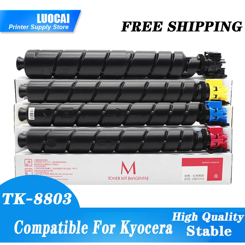 NEW 4Color TK-8803 Compatible For Kyocera TK-8803 Toner Powder Kyocera Ecosys P8060cdn P8060 Toner Cartridge Printer