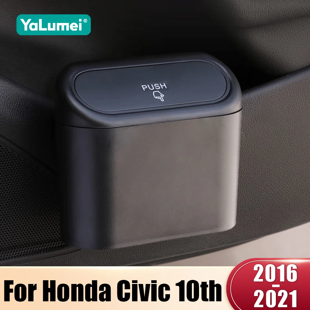 Für Honda Civic 10th Gen 10 MK10 Limousine Touring Fließheck 2016 2017 2018 2019 2020 2021 Hängen Auto Mülleimer Müll box