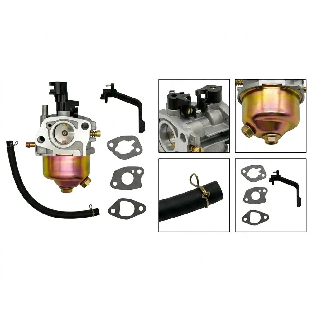 Carburetor and Insulator Plate Kit for 170F 168F Engine Generators Supporting 2-3KW Electrical Load Requirements