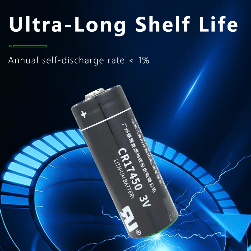 Penghui CR17450 3V Li-MnO2 Battery, smart water meter, smoke detector, compass, safety device indicator light view 4